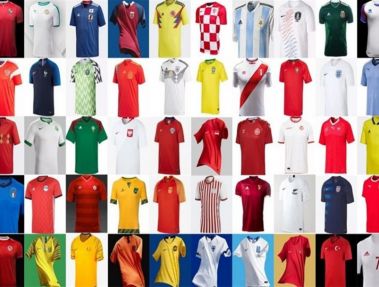 پیراهن ایران، در جایگاه ۴۱ زیباترین پیراهن‌های تیم‌های ملی