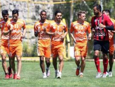 جو فوق العاده در تمرین پرسپولیس