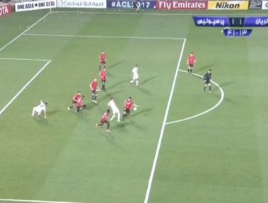 جنجالی ترین صحنه بازی الریان پرسپولیس