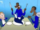 کاریکاتور روز: شاگردان مورینیو به صرف مرغ سوخاری!