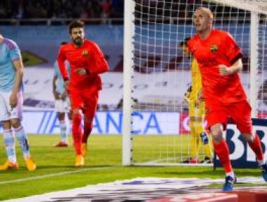 پیروزی دشوار بارسلونا در خانه سلتا