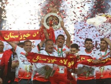 پیام تبریک باشگاه پرسپولیس برای قهرمانی فولاد خوزستان
