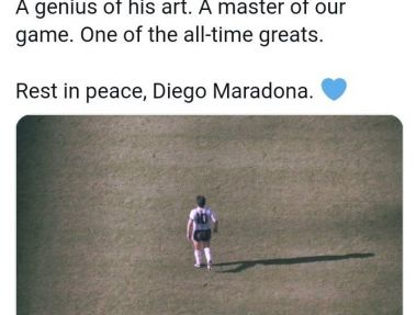واکنش باشگاه چلسی به درگذشت مارادونا