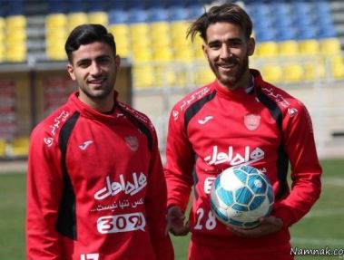 بدرقه ملى پوشان جوان توسط مهاجم پرسپولیس