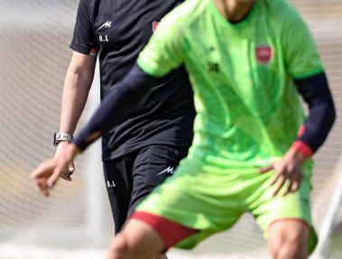 اوسمار در مرکز فرماندهی پرسپولیس