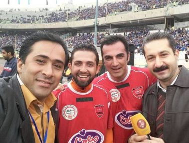 همسر مجری ورزشی سرشناس تلویزیون پرسپولیسی بودنش را لو داد