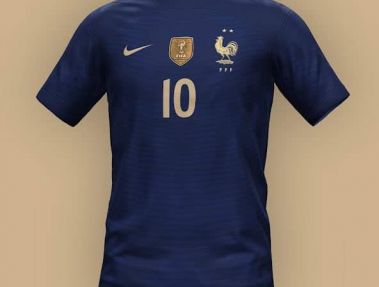 پیراهن اول احتمالی فرانسه در جام جهانی 2022 / عکس