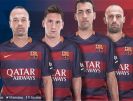 ۴ کاپیتان بارسلونا برای فصل ۱۶-۲۰۱۵ + تصویر