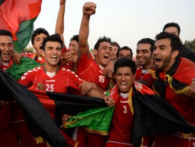 پیروزی تیم افغانستان مقابل سنگاپور